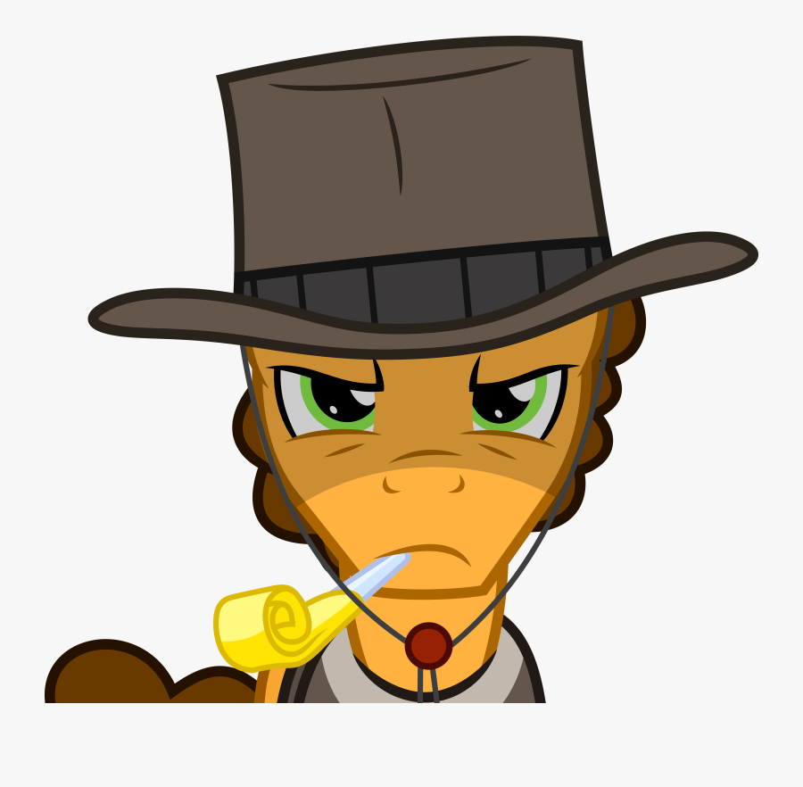 Transparent Party Blowers Clipart - Clint Eastwood My Little Pony, Transparent Clipart