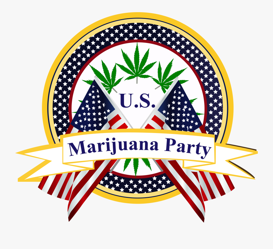 Us Marijuana Party, Hd Png Download - Marijuana Party, Transparent Clipart