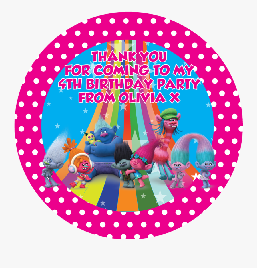 Thank You Labels For Birthday Party Png - Vinil Reflejante 3m Blanco, Transparent Clipart