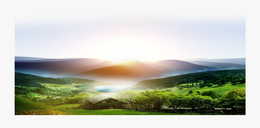 Sunrise Png Transparent Image - Hill, Transparent Clipart