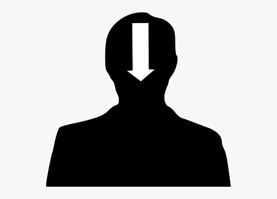 Negativity - Clipart - Man Silhouette, Transparent Clipart