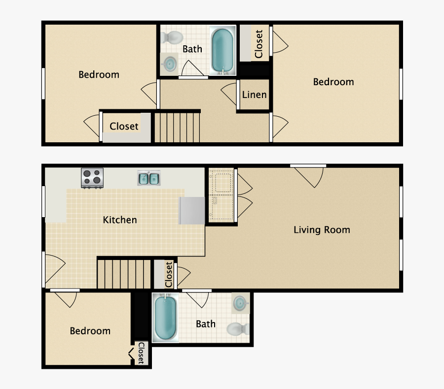 Floor Plan, Transparent Clipart