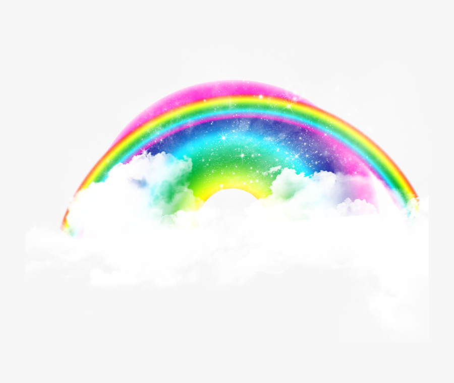 Real Rainbow, Clouds, Lights,effect, Rainbow Png - Transparent Background Rainbow Png, Transparent Clipart