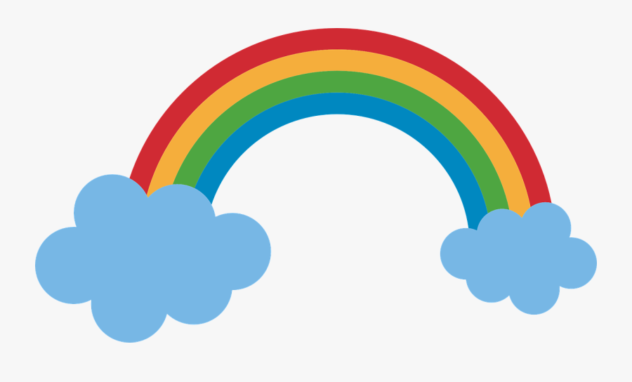 Rainbow Clouds Color Nature Png Image - Arcoiris My Little Pony, Transparent Clipart