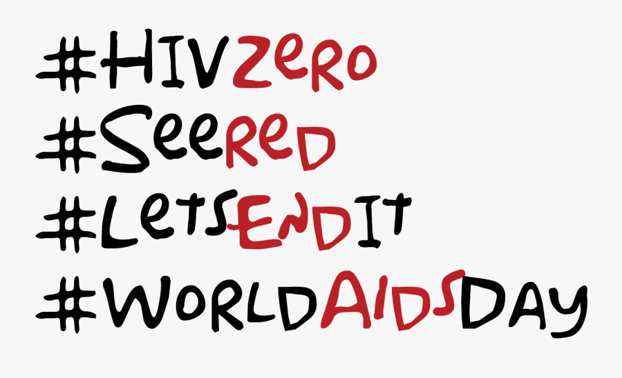 Com, Savinglivesuk, Hiv, Aids, Worldaidsday - Calligraphy, Transparent Clipart