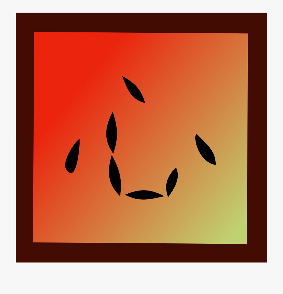 Kanji Watermelon Seed Clip Arts - Illustration, Transparent Clipart