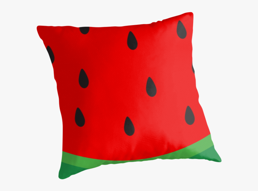 Graphic Watermelon Seeds On Red Background • Also Buy - Throw Pillow, Transparent Clipart