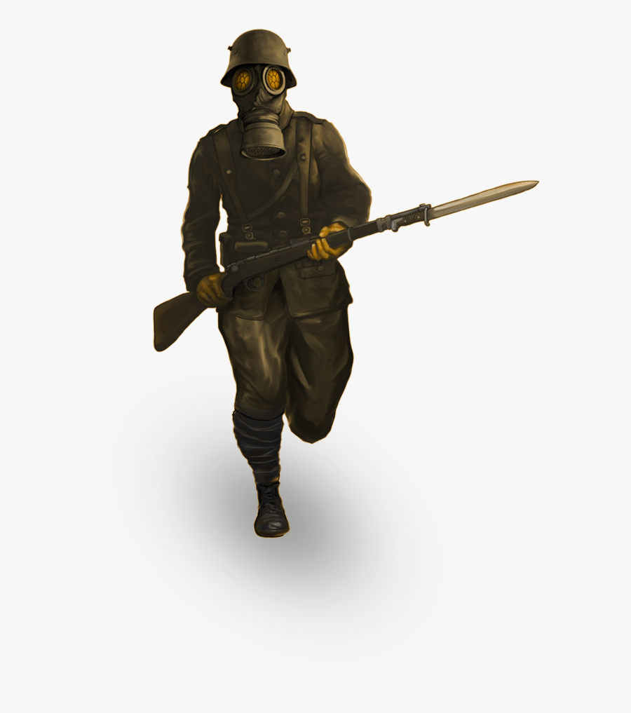 Ww Soldiers Transparent Images - First World War Soldier Png, Transparent Clipart