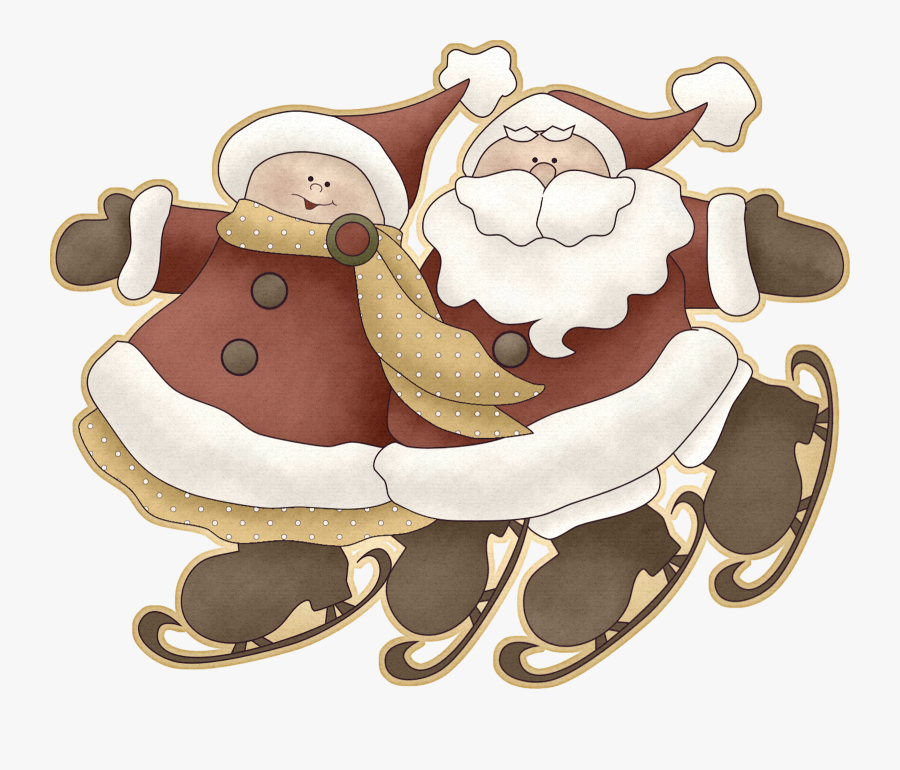 Transparent Mr And Mrs Claus Clipart - Christmas, Transparent Clipart