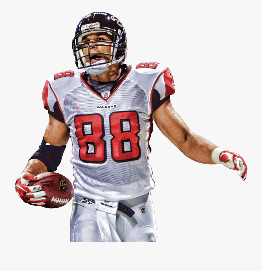 Former 88 Atlanta Falcons Tony Gonzalez - Falcons Players Png, Transparent Clipart