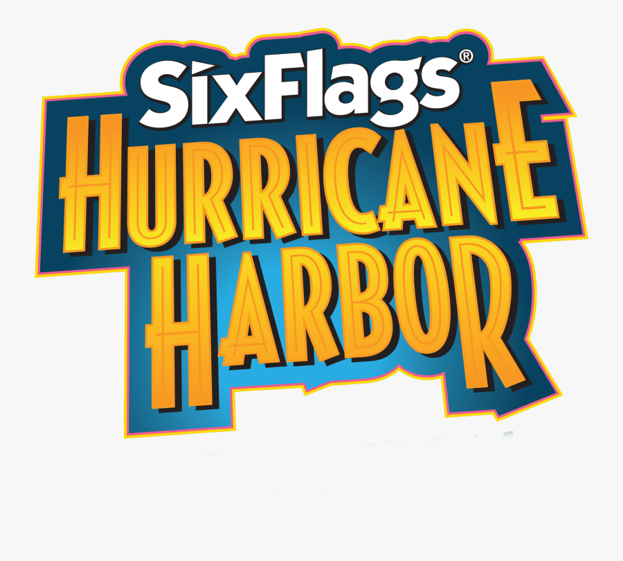 Six Flags Hurricane Harbor Logo, Transparent Clipart