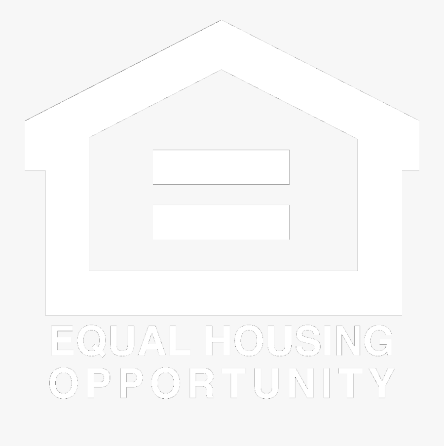 Transparent Home Construction Clipart Black And White - Equal Housing Opportunity White, Transparent Clipart
