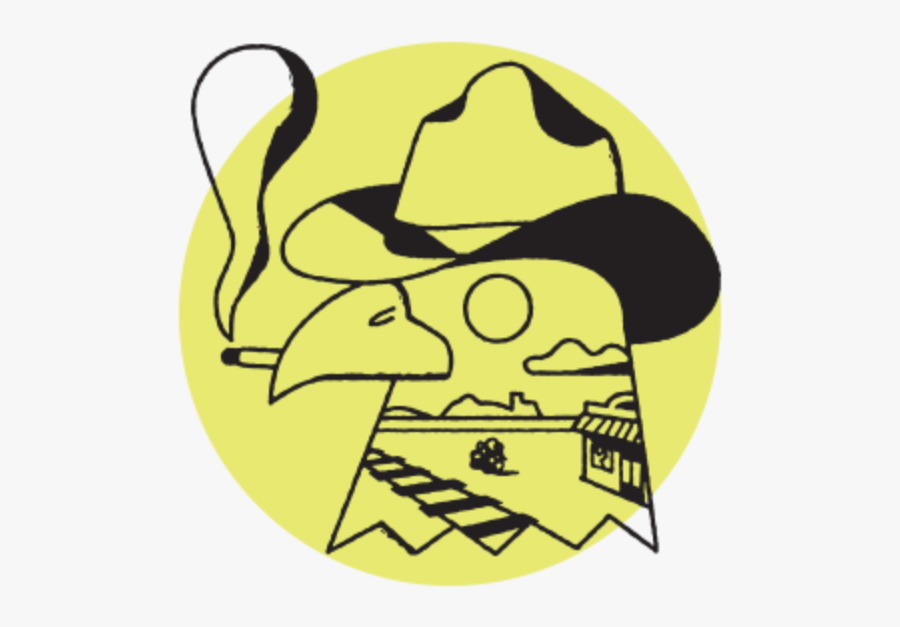 Western Drawing Cool, Transparent Clipart