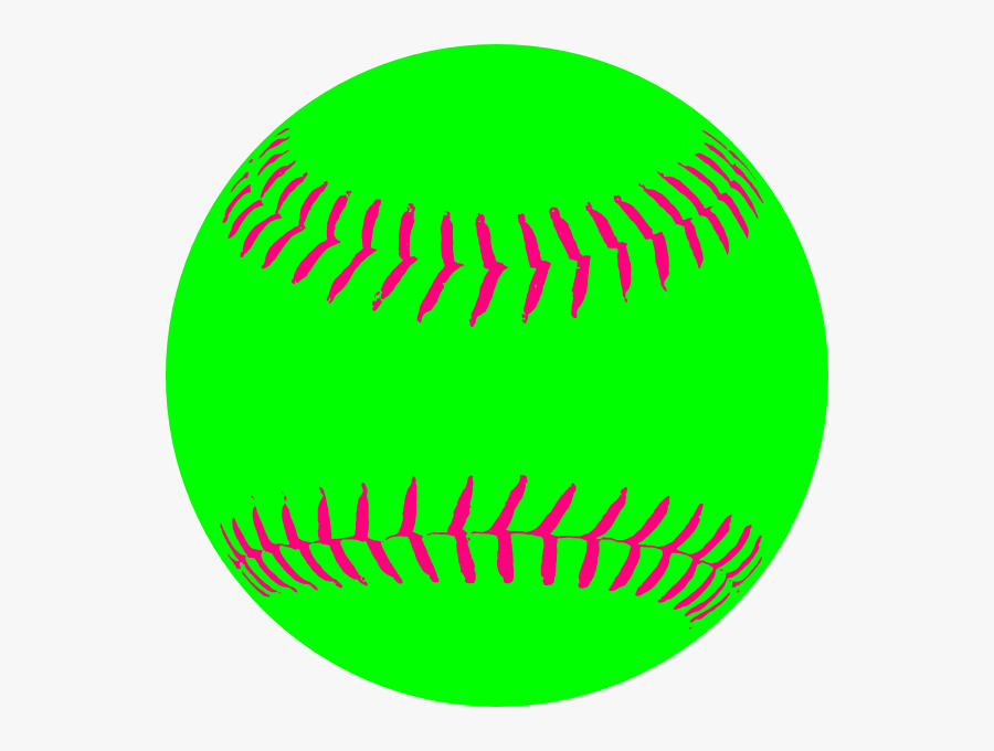 Green Softball Clip Art At Clker - Softball Clipart Png, Transparent Clipart
