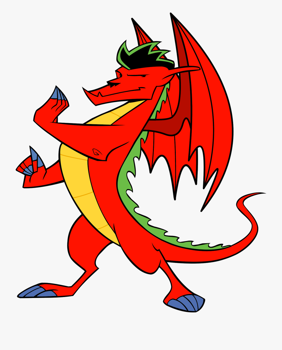 Transparent Trackhoe Clipart - American Dragon Jake Long Dragon, Transparent Clipart