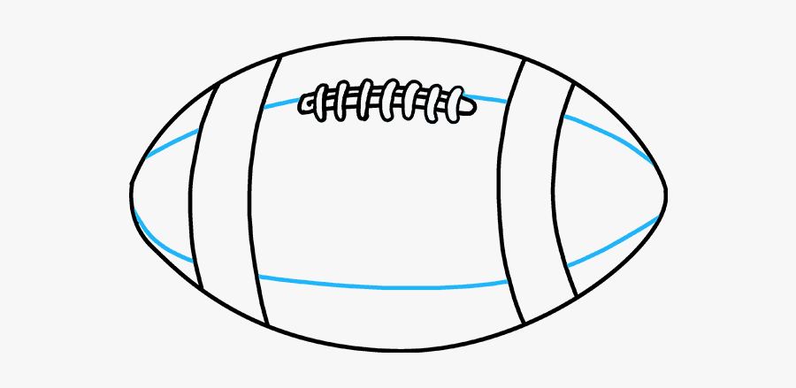 How To Draw Football - Drawing, Transparent Clipart