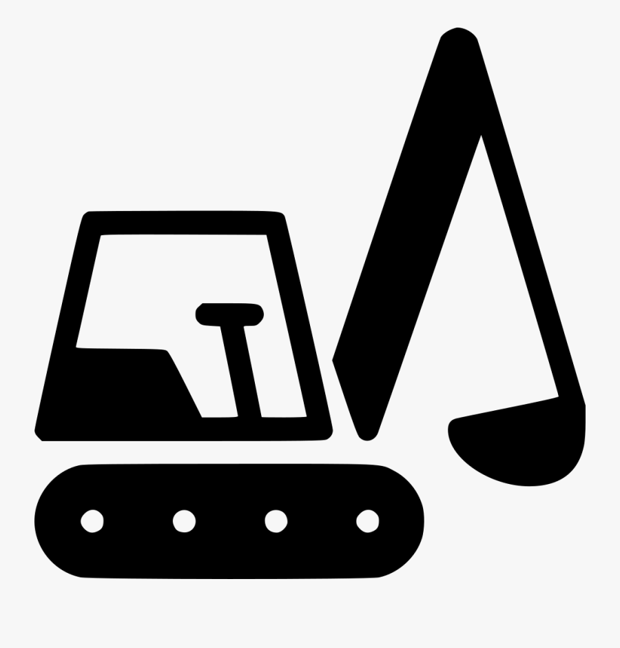 Transparent Excavator Clipart - Excavator Icon Png, Transparent Clipart