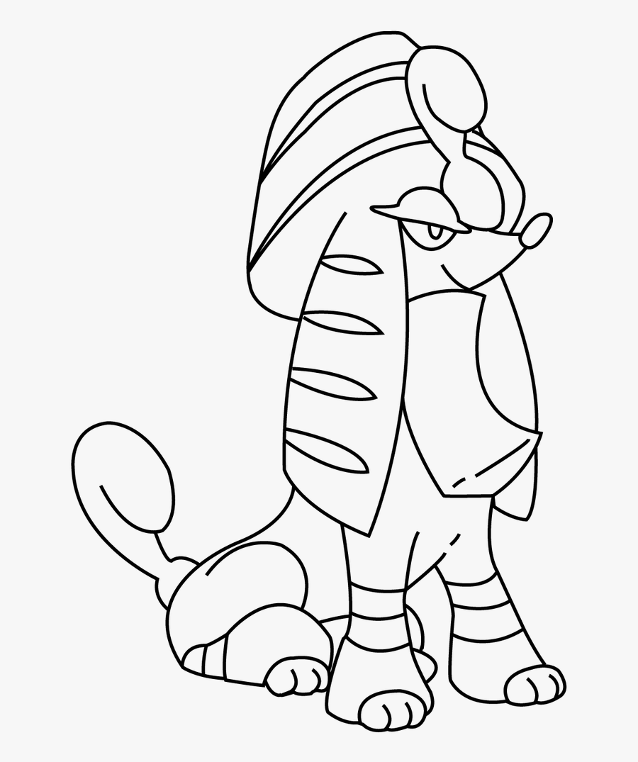 Pharaoh Lineart - Line Art, Transparent Clipart