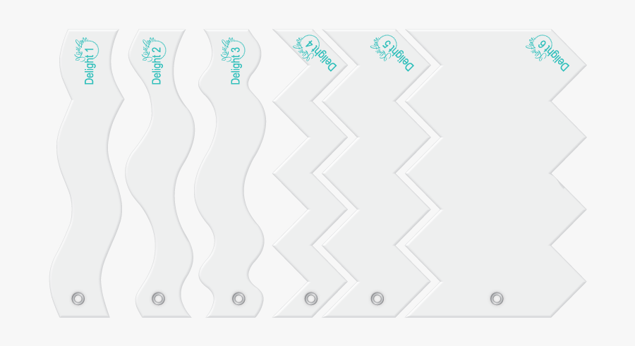 Delight Designer Template Fun Card Border Set, Transparent Clipart