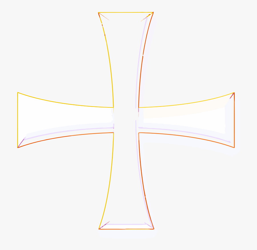 Holy Greek Color Cross - Clip Art, Transparent Clipart