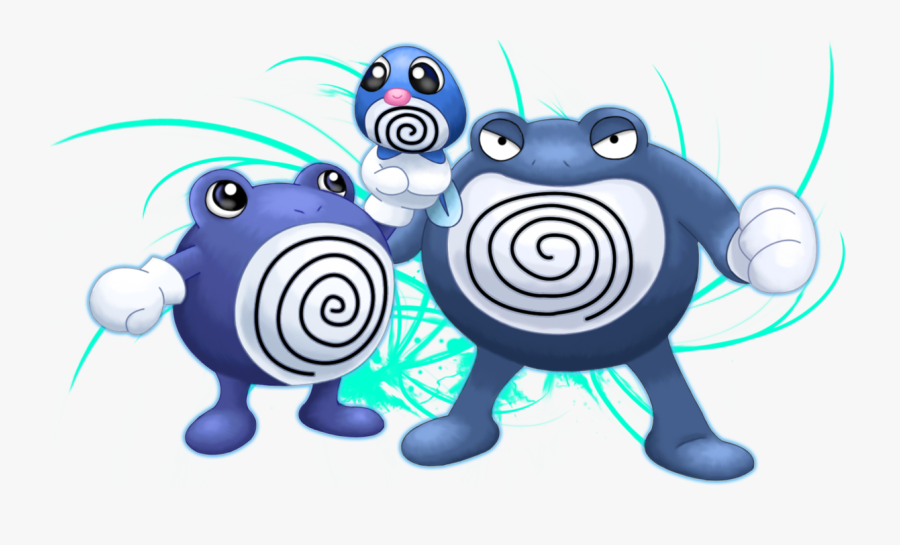 Evolved Form Of Poliwag - Poliwag Poliwhirl Poliwrath, Transparent Clipart