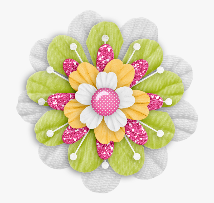 Letra F Com Flor Png, Transparent Clipart