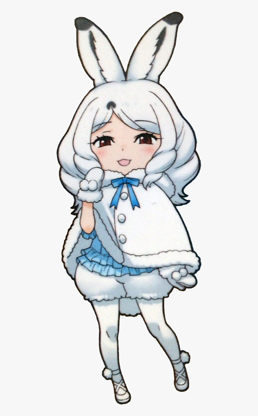 Walrus Clipart Arctic Tundra - Kemono Friends European Hare, Transparent Clipart