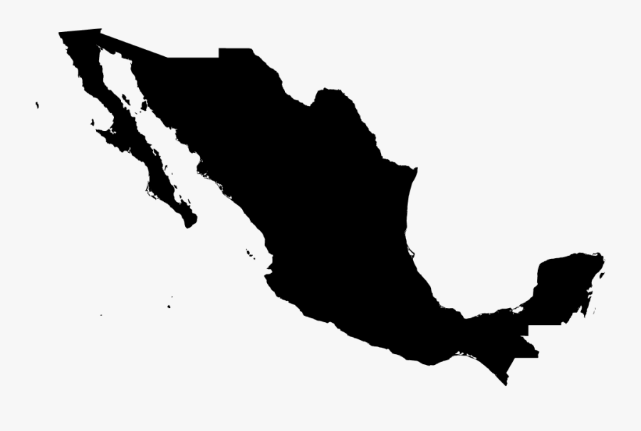 Mexico Map Clipart Transparent Png , Png Download - Mexico Png Map, Transparent Clipart