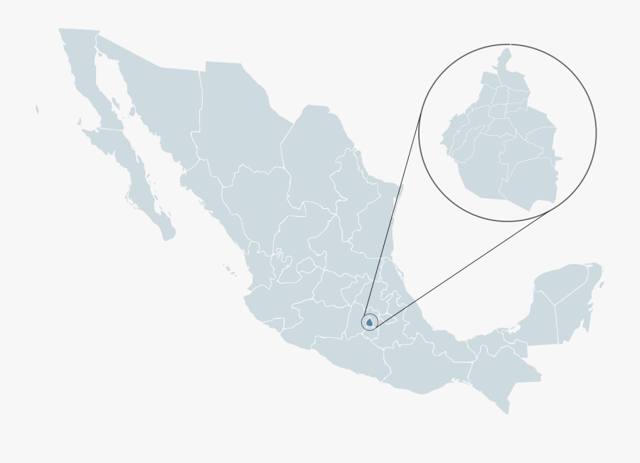 Mexico Map Vector Png, Transparent Clipart