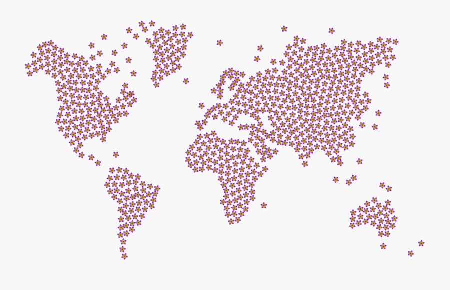 Confetti,line,world Map - Countries Involved In Paris Agreement, Transparent Clipart