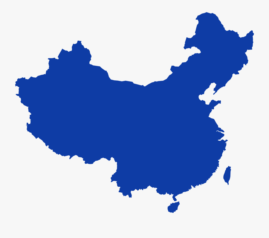 Silhouette At Getdrawings Com - China Map Outline Png, Transparent Clipart