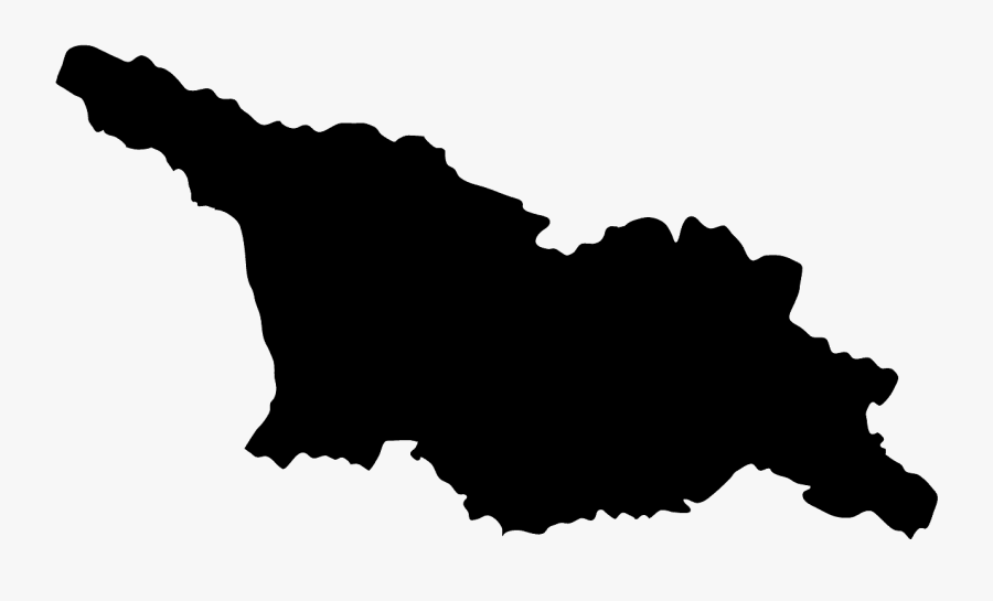 Georgia Country Population Map, Transparent Clipart