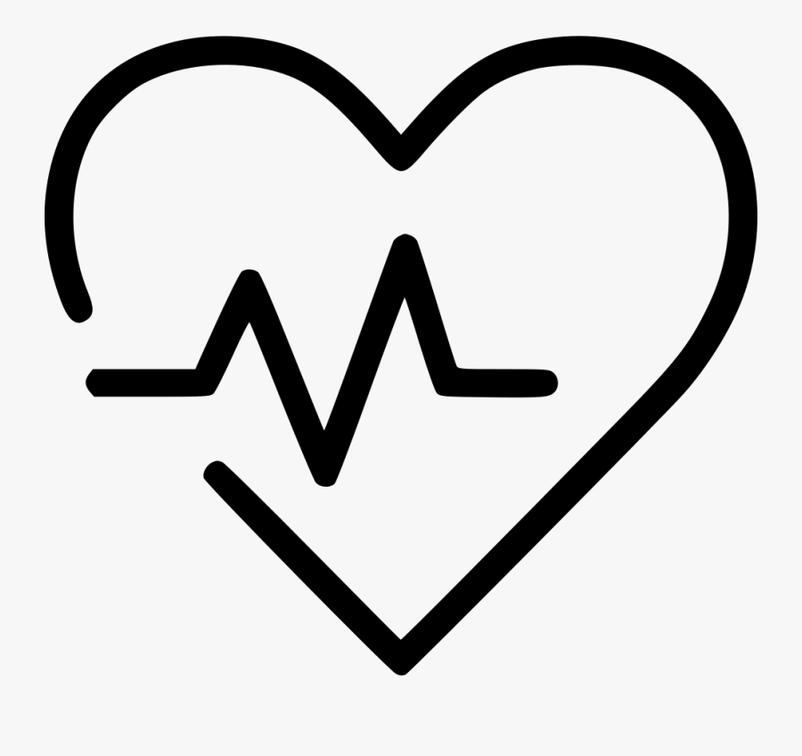 Heart Pulse - Heart With Pulse Png, Transparent Clipart