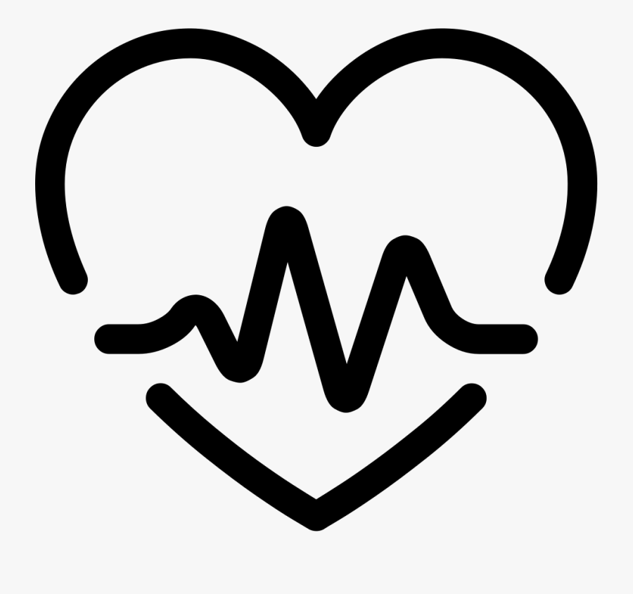 Heart Pulse Comments - Heart With Pulse Svg, Transparent Clipart