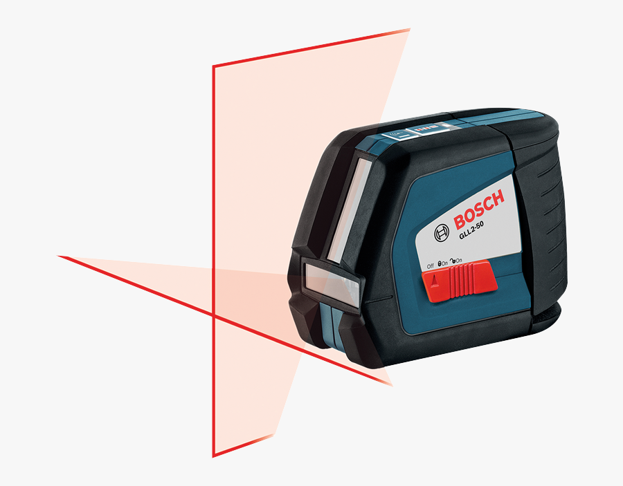 Gll 2 50 Self Leveling Cross Line Laser Level - Nivel Laser Bosch Gll 2 50, Transparent Clipart