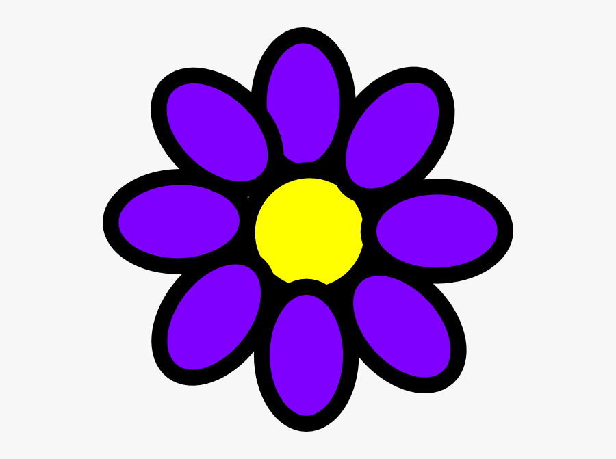 Purple Flower Clipart No Background, Transparent Clipart