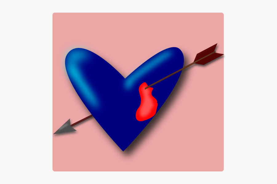 صور قلب ازرق واحمر, Transparent Clipart