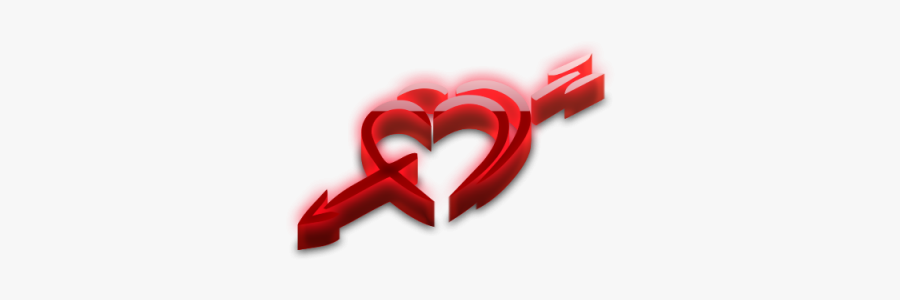 Clipart Arrows Love - Heart, Transparent Clipart