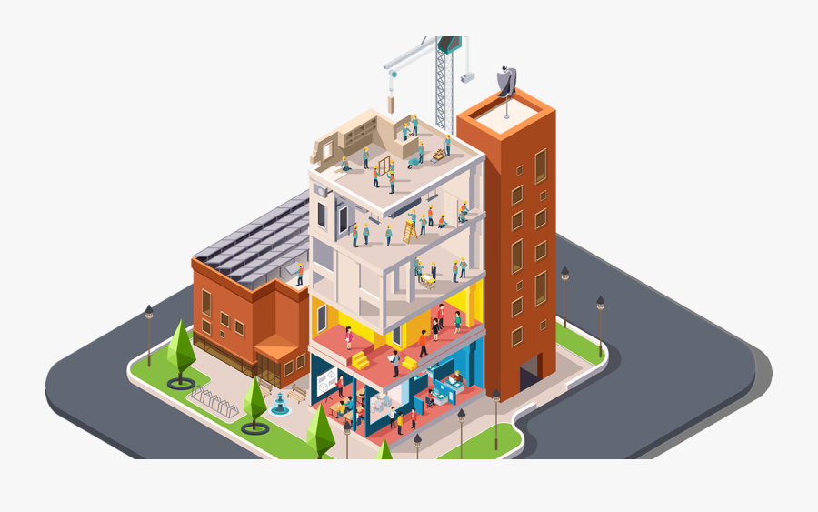 Construction Clipart Building Structure - Building Information Modelling Png, Transparent Clipart