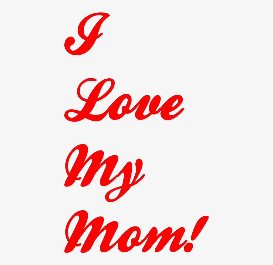 Mom Clipart Miss You - Poster, Transparent Clipart