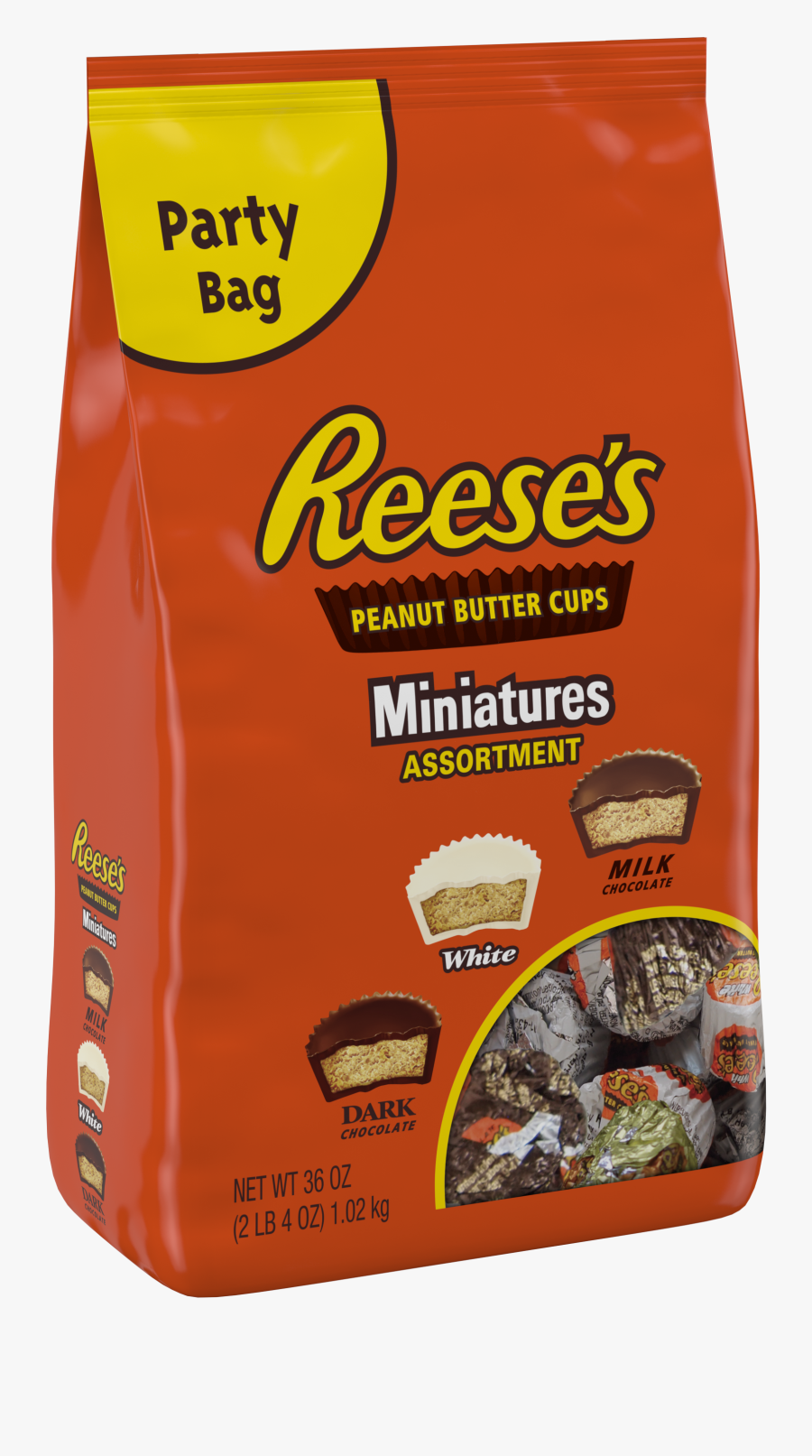 Reese"s Peanut Butter Cups - Big Bag Of Reese's Cups, Transparent Clipart