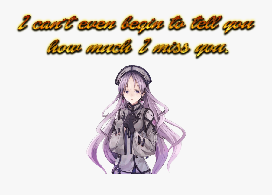 Miss You Messages Png Photo Background - Sad Girl Anime Sad Png, Transparent Clipart