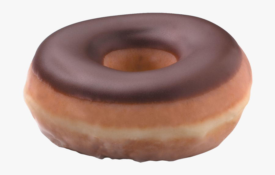 Transparent Donut Clipart Png - Krispy Kreme Chocolate Iced Doughnut, Transparent Clipart