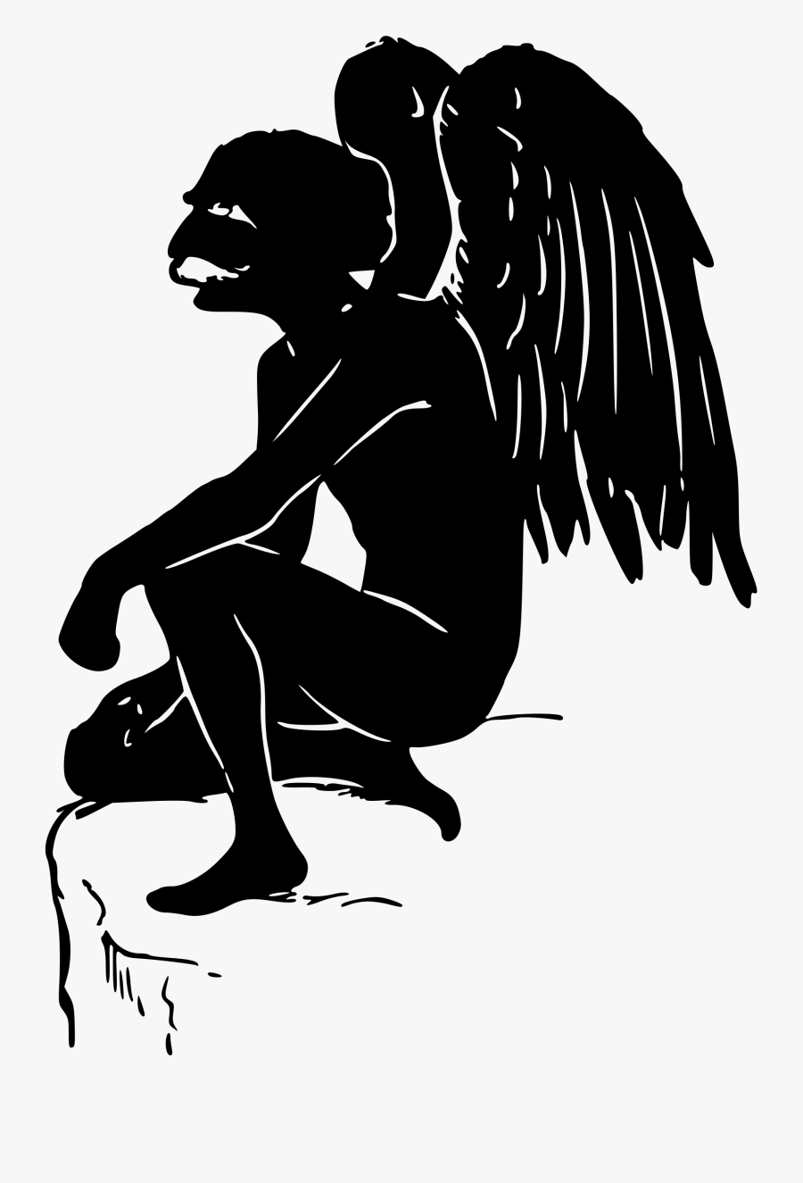 Older Angel Clip Arts - Non Human Beings, Transparent Clipart