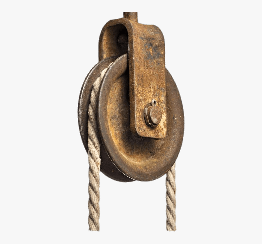Rope Pulley - Simple Machine In Ancient Times, Transparent Clipart