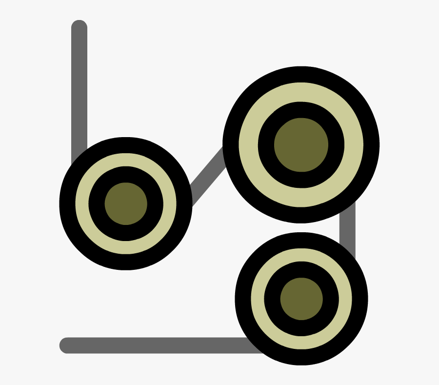 Pulleys Icon, Transparent Clipart