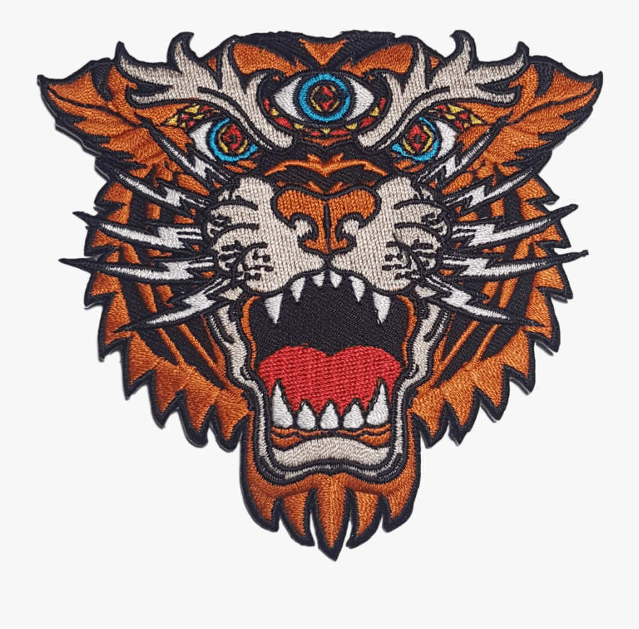 Embroidered Patch , Png Download - Third Eye Tattoo Flash, Transparent Clipart