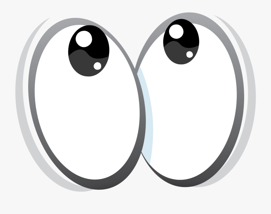 Tired Cartoon Eyes Clipart - Circle, Transparent Clipart