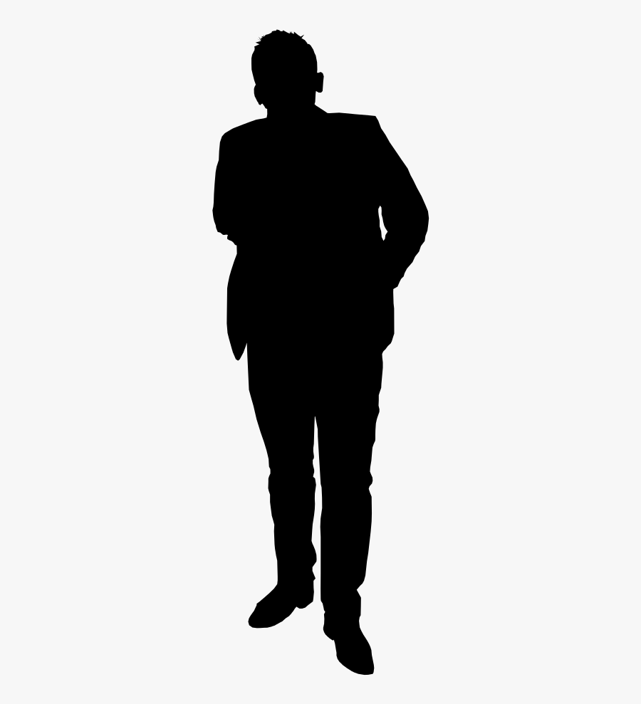 Man In Silhouette - Person Silhouette Transparent Background, Transparent Clipart
