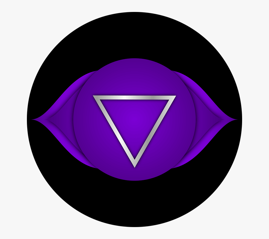Third Eye Chakra - Third Eye Aagya Chakra, Transparent Clipart